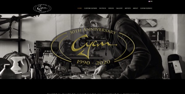 Referenz Thomas Harm, Cyan Guitars