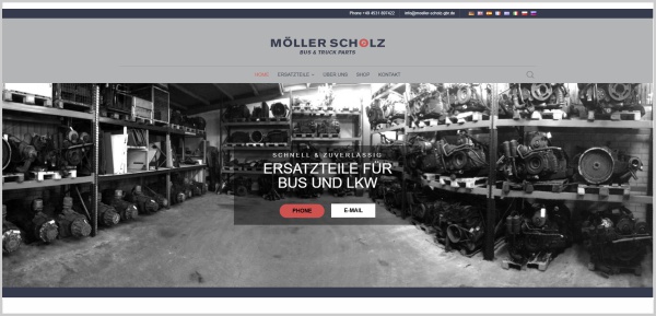 Busteile Nord - Webdesign